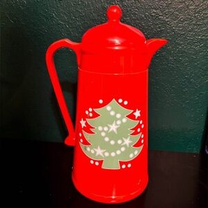 Waechtersbach Christmas Tree Plastic Thermos Beverage Carafe Kamenstein